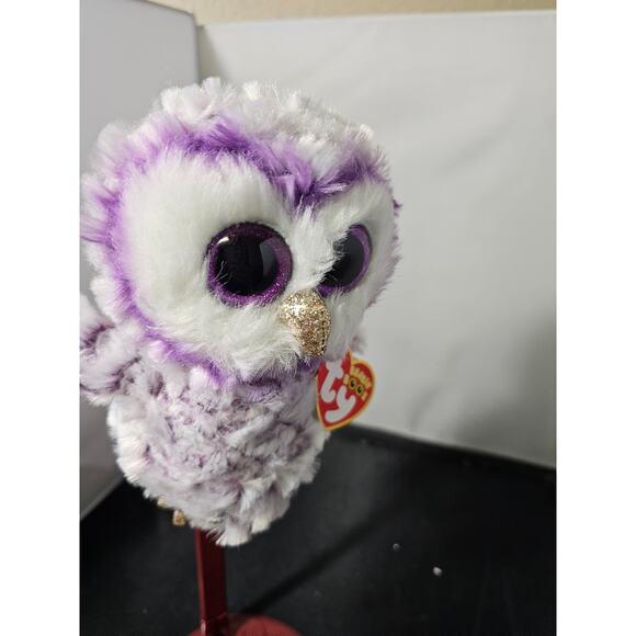 Ty "Moonlight" the Owl Beanie Boo, Small Size p1 - Picture 5 of 5